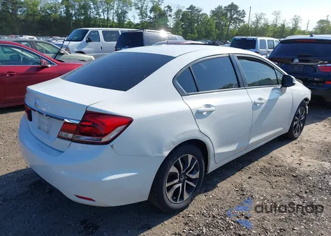 2013 Honda Civic Ex из США, поврежденный, VIN 2HGFB2F86DH523863